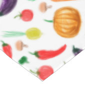 Nappe Récolte légumes tomate poivre carottes champignon  (Angle)