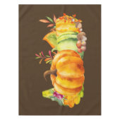 Nappe Récolter les Citrouilles, les Feuilles et le feuil (Devant)