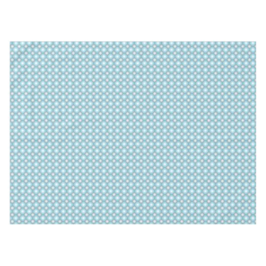 Nappe Rectangle de Motif géométrique bleu et gris rétro (Devant (Horizontal))