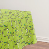 Nappe Rectangle de verger de pomme vert rétro (In Situ)