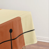 Nappe Rectangles arrondies Carré orange (In Situ)