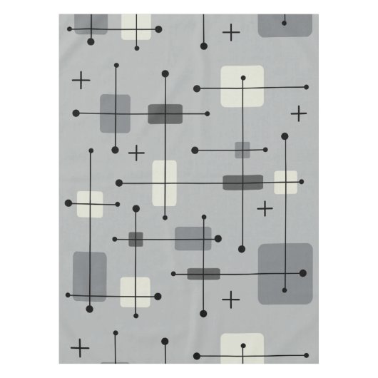 Nappe Rectangles arrondies gris Carré (Devant)