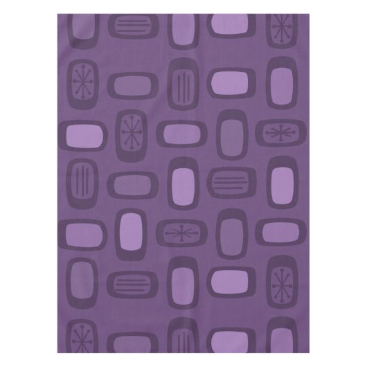 Nappe Rectangles arrondies MCM du milieu du siècle (Devant)