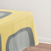 Nappe Rectangles arrondies MCM du milieu du siècle gris  (In Situ)