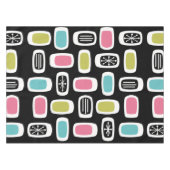 Nappe Rectangles arrondies MCM du milieu du siècle Noir (Devant (Horizontal))