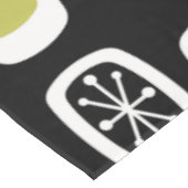 Nappe Rectangles arrondies MCM du milieu du siècle Noir (Angle)