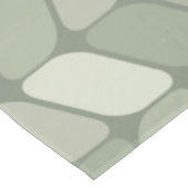 Nappe Rectangles diagonales vintages Vert sage (Angle)