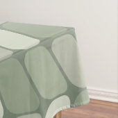 Nappe Rectangles diagonales vintages Vert sage (In Situ)