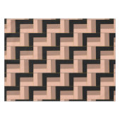 Nappe Rectangles géométriques Brown Mocha Noir (Devant (Horizontal))