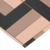 Nappe Rectangles géométriques Brown Mocha Noir (Angle)
