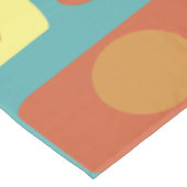 Nappe Rectangles turquoise modernes du milieu du siècle (Angle)