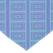 Nappe Rectangles Vert Turquoise violet bleu géométrique (Angle)