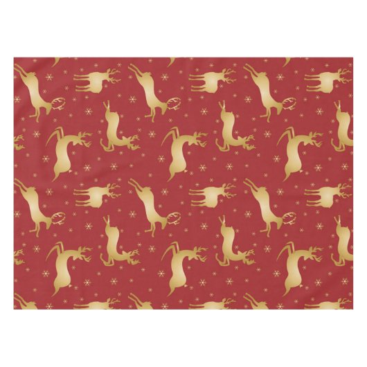 Nappe Red and gold Christmas (Devant (Horizontal))