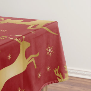 Nappe Red and gold Christmas