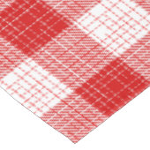 Nappe Red and White Bold Checkered Plaid Design  (Angle)