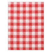 Nappe Red and White Bold Checkered Plaid Design  (Devant)
