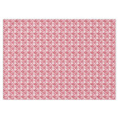 Nappe Red and white floral pattern (Devant (Horizontal))
