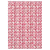 Nappe Red and white floral pattern (Devant)