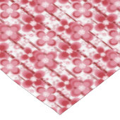 Nappe Red and white floral pattern (Angle)