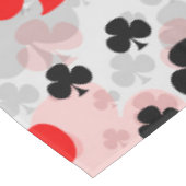 Nappe Red Black Clover Club Design Motif Abstrait (Angle)