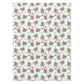 Nappe Red Bow Holly Christmas Bells Motif (Devant)
