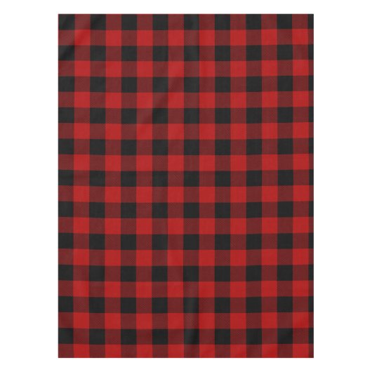 Nappe Red Buffalo Plaid & Joyeux Noël (Devant)