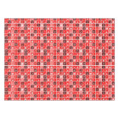 Nappe Red Christmas Holiday Cute Tree Reinder (Devant (Horizontal))