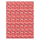 Nappe Red Christmas Holiday Cute Tree Reinder (Devant)