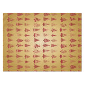 Nappe Red Christmas se bat contre l'or (Devant (Horizontal))