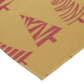 Nappe Red Christmas se bat contre l'or (Angle)