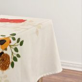 Nappe Red Gold Winter Birds Holly Berry Branches (In Situ)