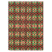 Nappe Red Green Decorative Holiday Tablecloth (Devant)