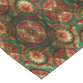 Nappe Red Green Decorative Holiday Tablecloth (Angle)
