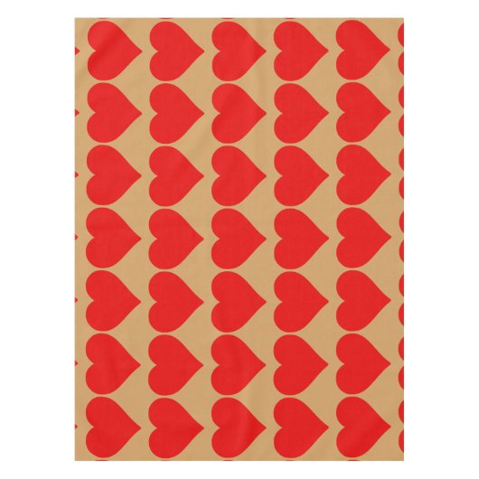 Nappe Red Heart Shape Love Classic Simple Minimalisme (Devant)