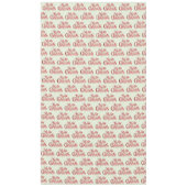 Nappe Red Joyeux Noël Typographie Festive Police (Devant)