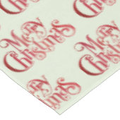 Nappe Red Joyeux Noël Typographie Festive Police (Angle)