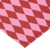 Nappe Red Pink Harlequin Checkered Design  (Angle)