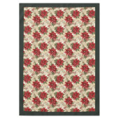 Nappe Red Poinsettia Tablecloth Classic Holiday Decor (Devant)