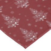 Nappe Red Toile De Jouy Coquette Christmas Foliage (Angle)