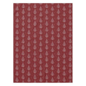 Nappe Red Toile De Jouy Coquette Christmas Foliage (Devant)