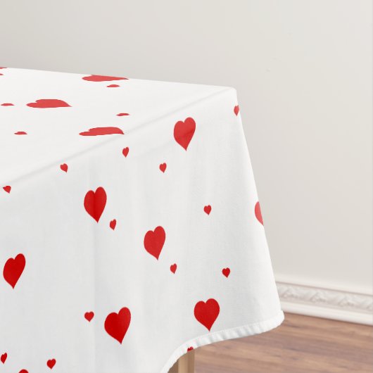 Nappe Red valentines Hearts Motif (In Situ)