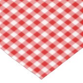 Nappe Red Vichy motif pour affaires, B&B, Restaurants (Angle)
