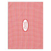 Nappe Red Vichy motif pour affaires, B&B, Restaurants (Devant)