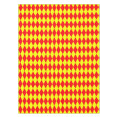 Nappe Red Yellow Harlequin Checkered Design (Devant)