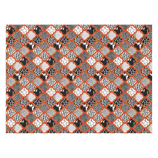 Nappe Red Yellow Hollywood Regency (Devant (Horizontal))