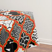 Nappe Red Yellow Hollywood Regency (In Situ)