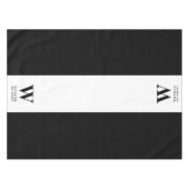 Nappe Refined Minimalist Monogram | Black Newly Wed Wedd (Devant (Horizontal))
