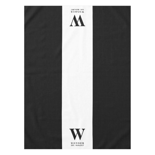 Nappe Refined Minimalist Monogram | Black Newly Wed Wedd (Devant)
