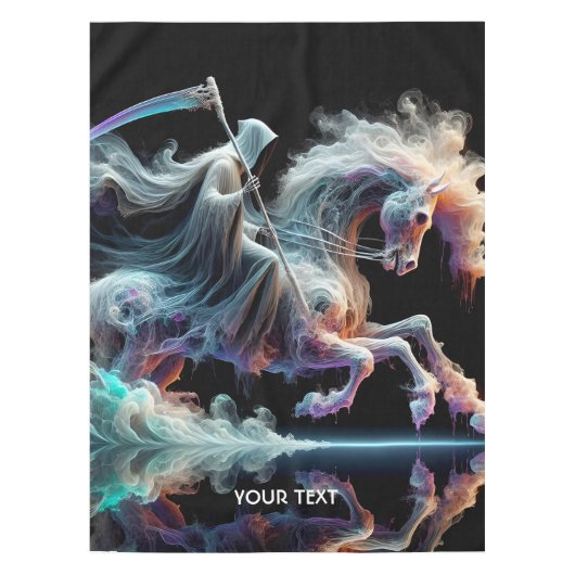 Nappe Réflexion Cheval Scythe Imaginaire (Devant)