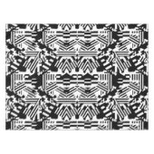 Nappe Réflexions Abstraites : lignes, cubes et monochrom (Devant (Horizontal))